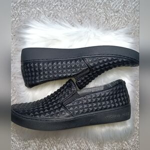 Michael Kors Black Slip-On Sneakers